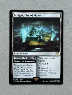 Midgar, City of Mako - FIN #286 - Regular - MTG Magic Final Fantasy - NM - Image 1