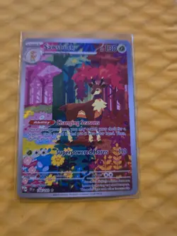 Pokemon TCG Sawsbuck Card 166/162 SV05: Temporal Forces NM Condition - Image 1