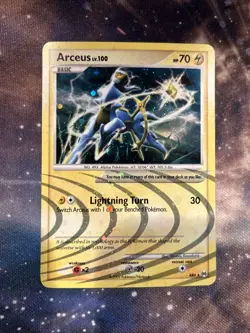 Arceus Lv.100 Cosmic Holo AR6 Pokemon Arceus (2009) NM - Image 2