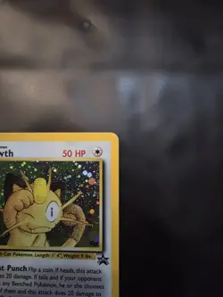 Meowth Promo 10 Black Star Stamped Holo Pokemon TCG LP - Image 4