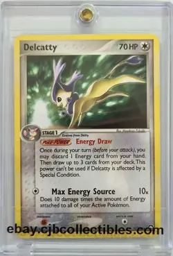 Pokemon DELCATTY 8/108 Rare EX Power Keepers Deck Exclusives - Played 🍒 - Image 1