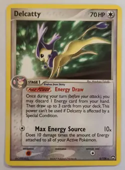 Pokemon DELCATTY 8/108 Rare EX Power Keepers Deck Exclusives - Played 🍒 - Image 2