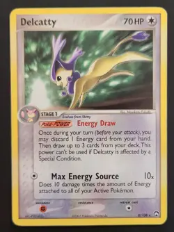 Pokemon DELCATTY 8/108 Rare EX Power Keepers Deck Exclusives - Played 🍒 - Image 4