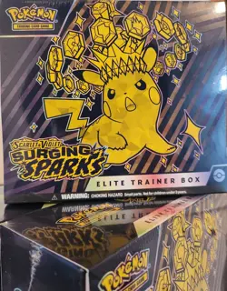 (LOT OF 3)-Pokemon TCG Surging Sparks ETB-NEW/FACTORY SEALED - Image 2