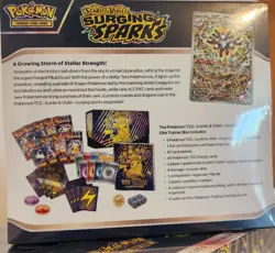 (LOT OF 3)-Pokemon TCG Surging Sparks ETB-NEW/FACTORY SEALED - Image 4