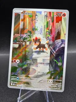 Pokemon 2025 Mega Evolution Litleo 139/132 Illustration Rare Near Mint - Image 2