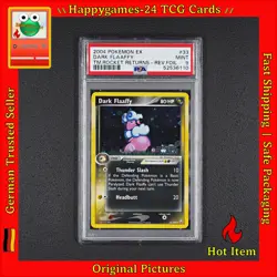 PSA 9 - Dark Flaaffy - Pokemon Karte 33/109 Reverse EX Team Rocket Returns /P55 - Image 1