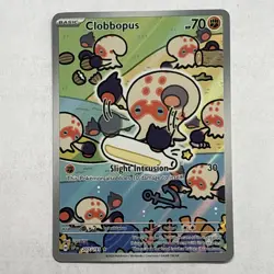 2024 Pokemon Surging Sparks Clobbopus Illustration Rare 207/191 - Image 1