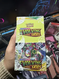 Pokemon TCG Evolving Skies Half Booster Box (18 Packs) New & Factory Sealed Rare - Image 2
