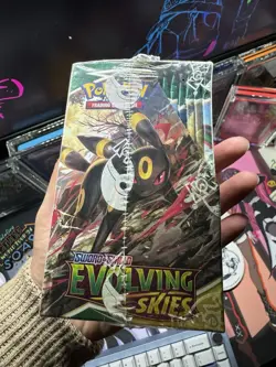 Pokemon TCG Evolving Skies Half Booster Box (18 Packs) New & Factory Sealed Rare - Image 5