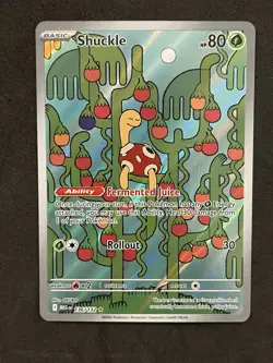 Shuckle Illustration Rare 136/132 Pokemon Mega Evolution English IR - Image 1