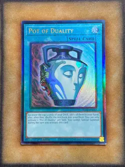 Yugioh Pot for Duality RA02-EN057 Prismatic Ultimate Rare 1st Ed NM - Image 1