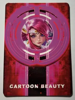 SEXY HEROINE WAIFU Lux LEAGUE OF LEGENDS ACG PREMIUM HOLOFOIL CARD NM - Image 2