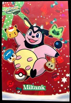 Miltank Ice Holo Pokemon 2024 Card Database Merry Christmas - Image 1