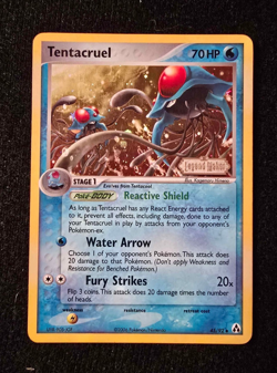 Tentacruel 45/92 Stamped Holo Uncommon Ex Legend Maker Pokemon Card - Image 1