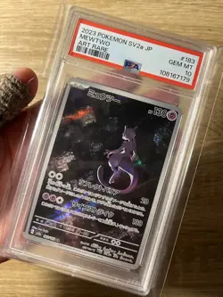 2023 Pokemon SV2a JP Mewtwo #183 PSA 10 Art Rare Card - Image 2
