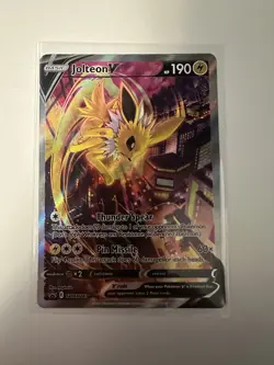 Pokemon Jolteon V SWSH183 SWSH: Sword & Shield Promo Card Holo - NM - Image 1