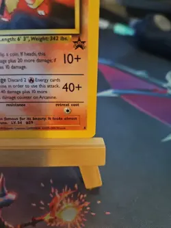 Pokemon TCG Arcanine Black Star Promos #6 2000 Regular Promo Card NM Very Clean! - Image 4