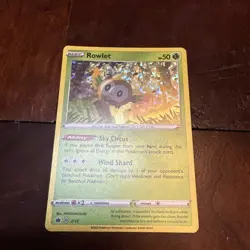 Pokemon Card Rowlet 2/15 McDonalds 2022 Promo Holo Rare - Image 1