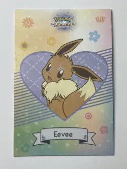 Flower Eevee - Star Holo - Let's Go Eevee Database - Pokemon Card - Image 1