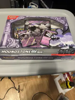 Pokemon Houndstone ex Box Factory Sealed Trading Card Game - Image 1