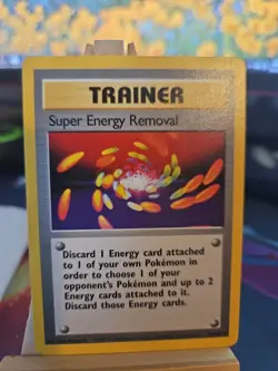Pokemon TCG Super Energy Removal Base Set Unlimited Rare Card 79/102 LP - Image 1
