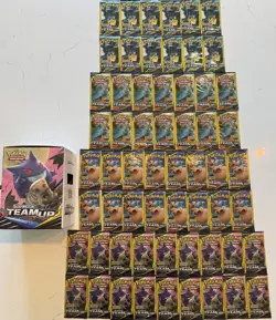 Pokemon TEAM UP 3 card Booster Packs - Sealed Lot of 60 Packs with Display! - Image 1