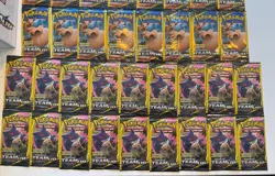 Pokemon TEAM UP 3 card Booster Packs - Sealed Lot of 60 Packs with Display! - Image 2