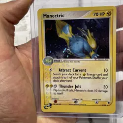 Pokemon Card - Manectric Ruby and Sapphire 9/109 Holo Rare NM Nintendo Vintage - Image 1