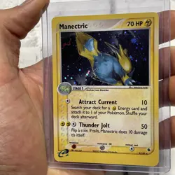Pokemon Card - Manectric Ruby and Sapphire 9/109 Holo Rare NM Nintendo Vintage - Image 2
