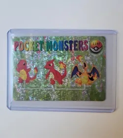 Pokemon Charizard #1193 Prism Pocket Monsters Vending Sticker Card CLEAN! - Image 1