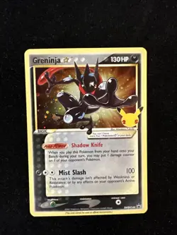 Greninja Gold Star SWSH144 - Holo Pokemon Card - Celebrations Promo - NM - Image 1