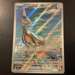 Pokemon TCG Skarmory 209/191 2024 Surging Sparks Illustration Rare Card - NM - Image 1