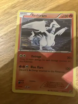 Pokemon TCG Reshiram 26/114 Holo Rare Black & White Base Set LP/ NM Pokemon Card - Image 1