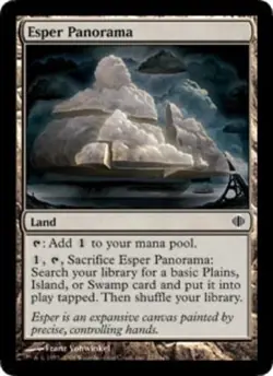[4x] Esper Panorama - Near Mint, English - Shards of Alara MTG Magic - Image 1