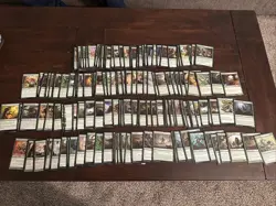 MTG: Random Uncommon Green (Roughly 160 Cards) - Image 1