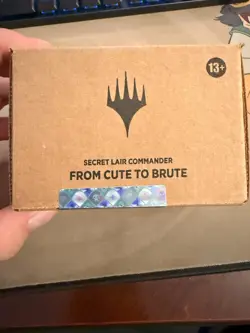 Secret Lair Magic the Gathering Commander From Cute To Brute Sealed New MTG - Image 1