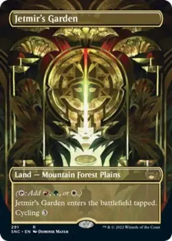 MTG English Jetmir's Garden (Borderless) NM Foil Streets of New Capenna - Image 1
