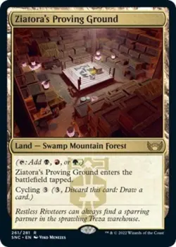 MTG English Ziatora's Proving Ground NM Foil Streets of New Capenna - Image 1