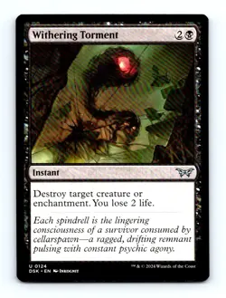 Withering Torment - Duskmourn MTG NM - Image 1