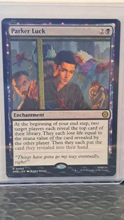 MTG Spider-Man - Parker Luck #60 (Rare Enchantment) - Image 1