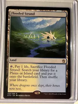 MTG Khans of Tarkir Fetch Land Set Delta+Strand+Mire+Heath+Foothills - Image 3