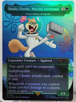 *FOIL* Sandy Cheeks Martial Astronaut 1930 Secret Lair SpongeBob SquarePants MTG - Image 1