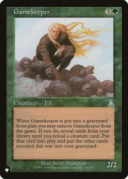 Gamekeeper - Light Play MTG The List - Image 1