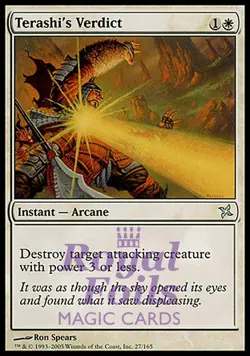 Terashi's Verdict 2x FOIL BOK MTG Betrayers Kamigawa Uncommon MINT white - Image 1