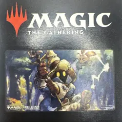 Ultra Pro: Black Stitched Playmat - MTG - Final Fantasy - Vivi - Image 1