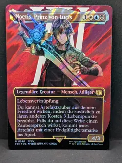 Noctis, Prince of Lucis SURGE FOIL Final Fantasy 15 FFXV MTG Magic GERMAN NM - Image 1