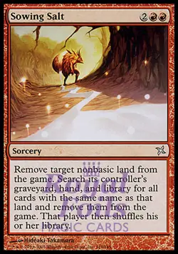 Sowing Salt 2x FOIL BOK MTG Betrayers Kamigawa Uncommon MINT red - Image 1