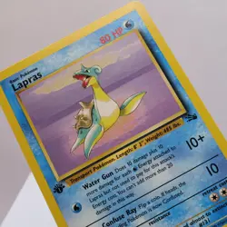 Pokemon TCG - Lapras 25/62 Fossil Rare 1st Edition WOTC 1999 - EXC/NM - Image 1