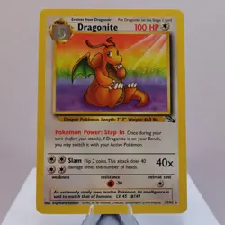 Pokemon TCG - Dragonite 19/62 Fossil Rare WOTC 1999 - EXC/NM - Image 2